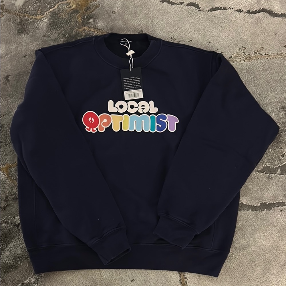 Local optimist fleece crewneck